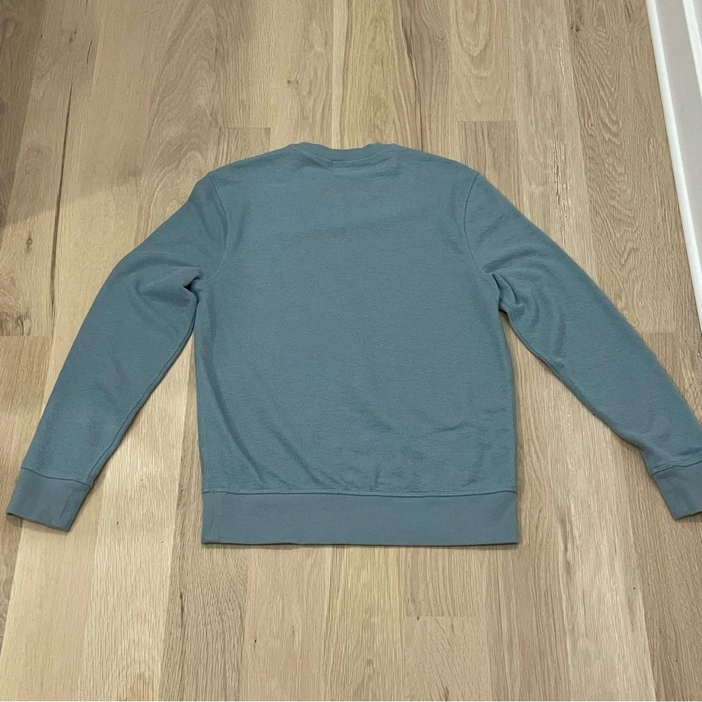 J. Crew Men's Crewneck Sweater in Soft Blue Small